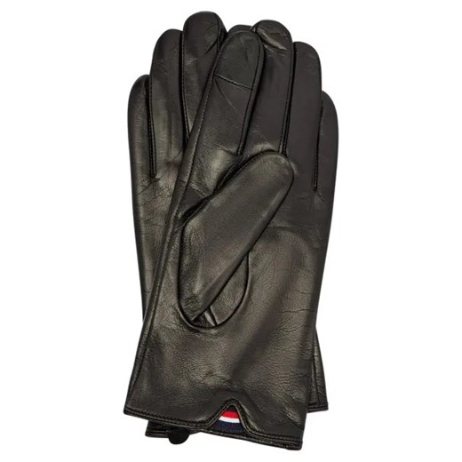 Tommy Hilfiger Skórzane rękawiczki | z dodatkiem wełny Tommy Hilfiger S/M Gomez Fashion Store