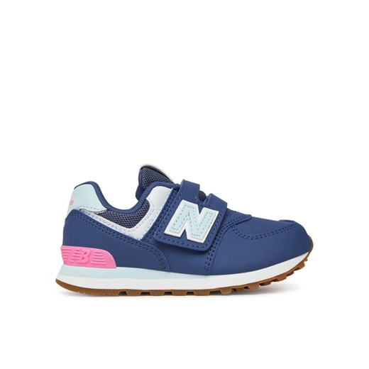 Sneakersy New Balance PV574NJ Granatowy ze sklepu eobuwie.pl w kategorii Buty sportowe dziecięce - zdjęcie 185050884