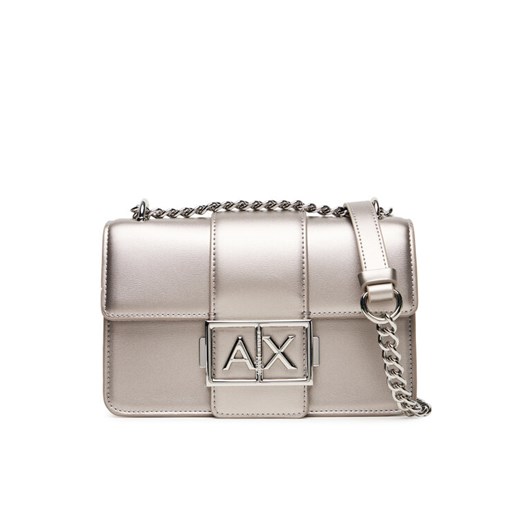 Torebka Armani Exchange XW000071 AF12039 U8097 Srebrny ze sklepu eobuwie.pl w kategorii Kopertówki - zdjęcie 185050891