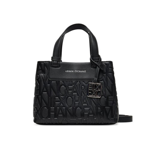 Torebka Armani Exchange XW001576 AF15774 UC001 Czarny ze sklepu eobuwie.pl w kategorii Kuferki - zdjęcie 185050902