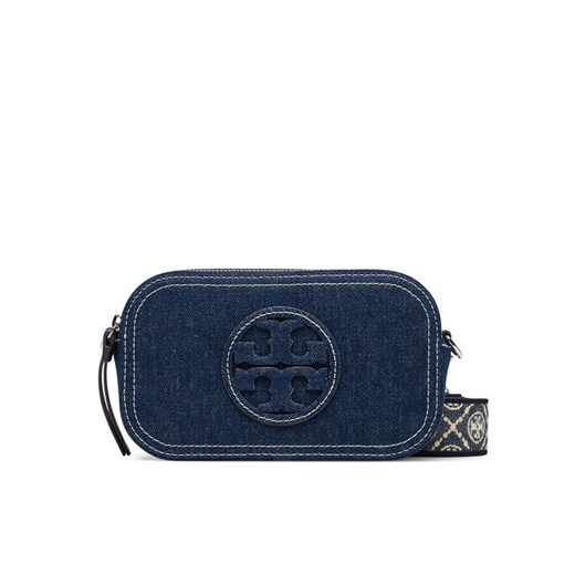 Tory Burch Torebka Mini Miller 169246 Granatowy ze sklepu MODIVO w kategorii Listonoszki - zdjęcie 185051371