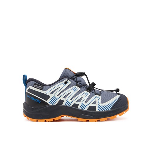 Salomon Trekkingi Xa Pro V8 Waterproof L47857000 Szary ze sklepu MODIVO w kategorii Buty trekkingowe dziecięce - zdjęcie 185051421