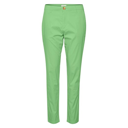 SAINT TROPEZ Spodnie chino &quot;Phila&quot; w kolorze zielonym ze sklepu Limango Polska w kategorii Spodnie damskie - zdjęcie 185052760
