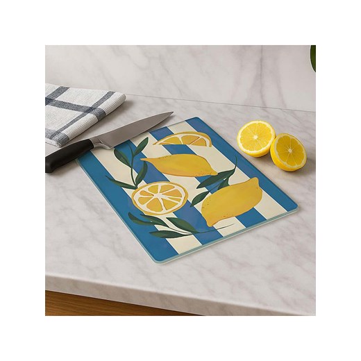 Hermia Deska w kolorze żółto-niebieskim do krojenia - 30 x 20 cm ze sklepu Limango Polska w kategorii Deski - zdjęcie 185053110