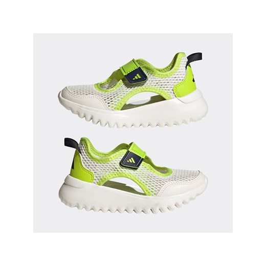 adidas Półsandały &quot;SUMMERFLEX&quot; w kolorze zielono-białym ze sklepu Limango Polska w kategorii Sandały dziecięce - zdjęcie 185053340