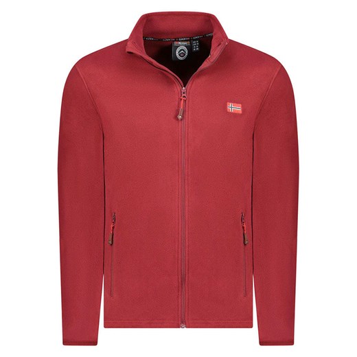 Geographical Norway Kurtka polarowa &quot;Ulysse&quot; w kolorze bordowym ze sklepu Limango Polska w kategorii Bluzy męskie - zdjęcie 185053391