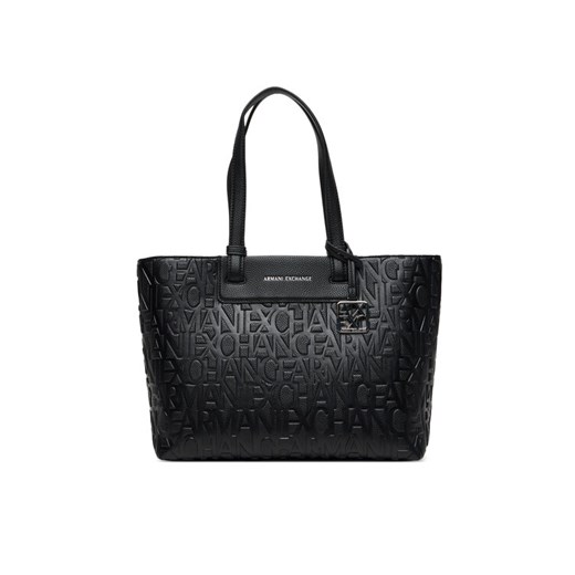 Torebka Armani Exchange XW001481 AF15774 UC001 Czarny ze sklepu eobuwie.pl w kategorii Torby Shopper bag - zdjęcie 185053514
