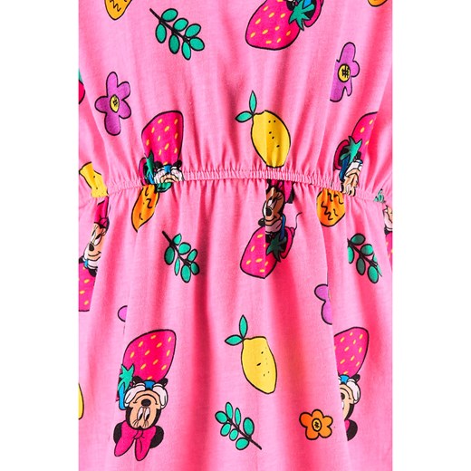 Disney Minnie Mouse Sukienka &quot;Minnie&quot; w kolorze różowym ze wzorem 104 okazja Limango Polska