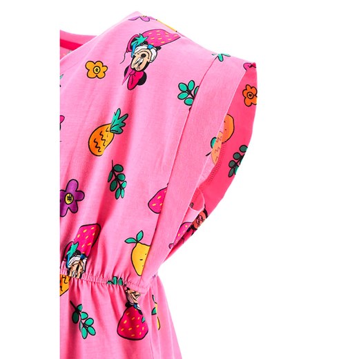 Disney Minnie Mouse Sukienka &quot;Minnie&quot; w kolorze różowym ze wzorem 98 wyprzedaż Limango Polska
