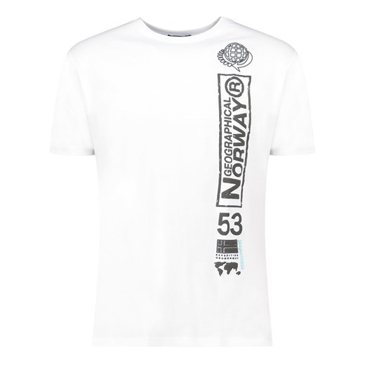 Geographical Norway Koszulka &quot;Japon&quot; w kolorze białym ze sklepu Limango Polska w kategorii T-shirty męskie - zdjęcie 185054713