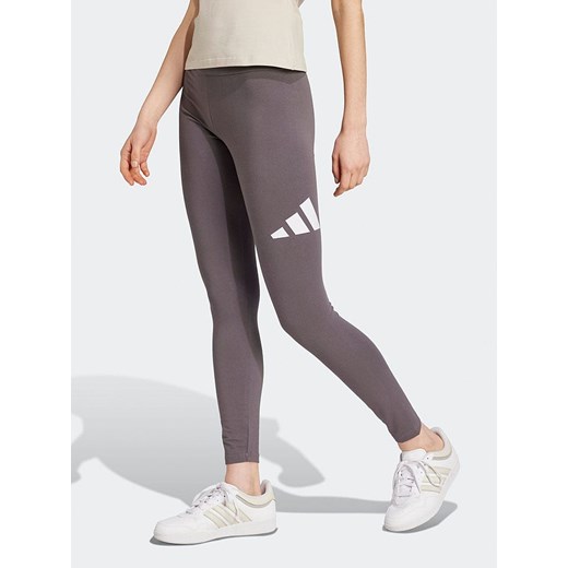 adidas Legginsy funkcyjne w kolorze szarym ze sklepu Limango Polska w kategorii Spodnie damskie - zdjęcie 185054743