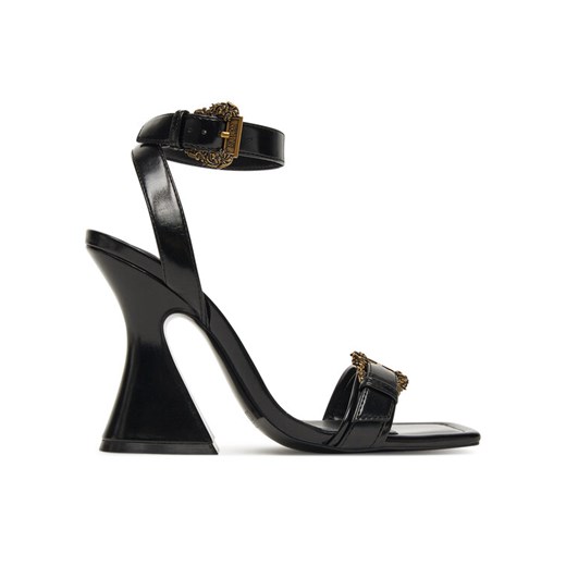 Sandały Versace Jeans Couture 79VA3S36 Czarny ze sklepu eobuwie.pl w kategorii Sandały damskie - zdjęcie 185055902