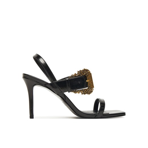 Sandały Versace Jeans Couture 79VA3S71 Czarny ze sklepu eobuwie.pl w kategorii Sandały damskie - zdjęcie 185055942