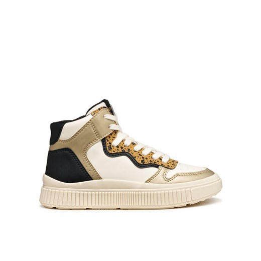 Sneakersy Geox J Laquinny J56M3B 054AJ C1M2U S Biały ze sklepu eobuwie.pl w kategorii Buty sportowe dziecięce - zdjęcie 185055962