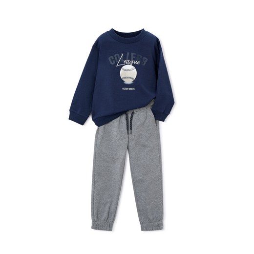 Mayoral Dres 4801 Granatowy Regular Fit ze sklepu MODIVO w kategorii Dresy chłopięce - zdjęcie 185056414