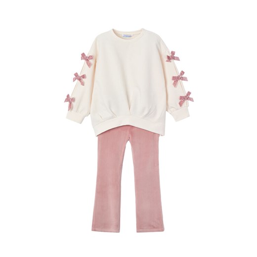 Mayoral Komplet bluza i legginsy 4725 Różowy Regular Fit ze sklepu MODIVO w kategorii Komplety dziewczęce - zdjęcie 185056472