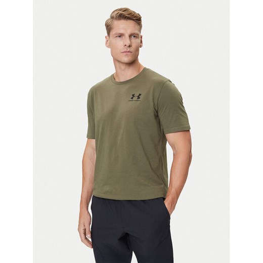 Under Armour T-Shirt UA SPORTSTYLE LC SS 1326799 Khaki Regular Fit Under Armour L MODIVO