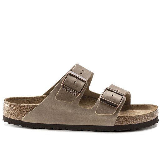 Klapki męskie Birkenstock Arizona 552811 - brązowe ze sklepu streetstyle24.pl w kategorii Klapki męskie - zdjęcie 185057612