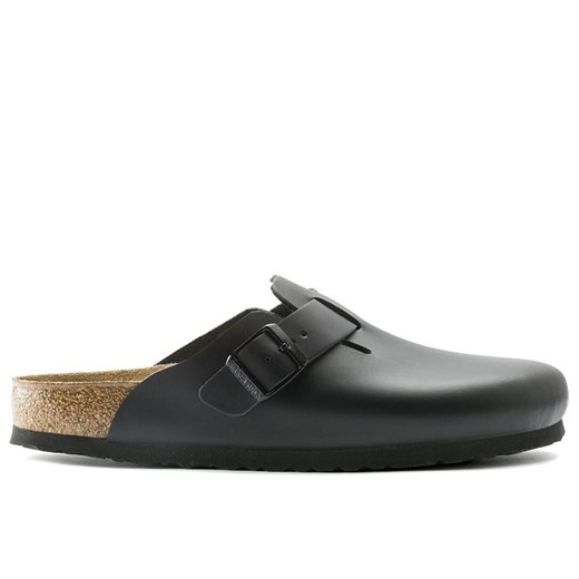 Klapki męskie Birkenstock Boston 60191 - czarne ze sklepu streetstyle24.pl w kategorii Klapki męskie - zdjęcie 185057614