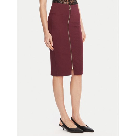 Patrizia Pepe Spódnica ołówkowa 8G0485 A025 Bordowy Regular Fit ze sklepu MODIVO w kategorii Spódnice - zdjęcie 185057664