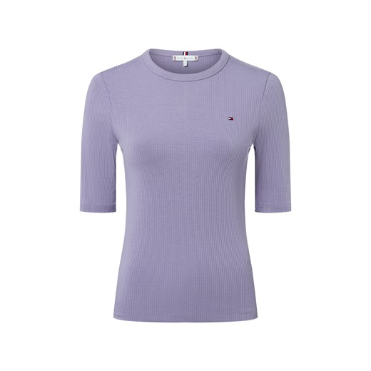 Tommy Hilfiger Koszulka damska Kobiety wiskoza bzowy jednolity ze sklepu vangraaf w kategorii Bluzki damskie - zdjęcie 185059492