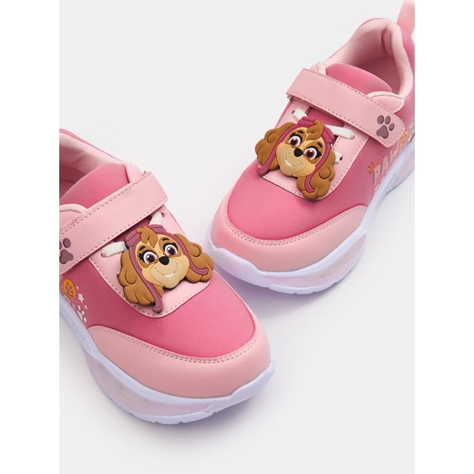 Sinsay - Sneakersy LED z elastycznymi sznurówkami Paw Patrol - różowy Sinsay 27 Sinsay