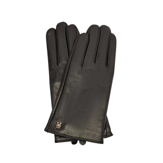 Tommy Hilfiger Skórzane rękawiczki | z dodatkiem wełny Tommy Hilfiger M/L Gomez Fashion Store