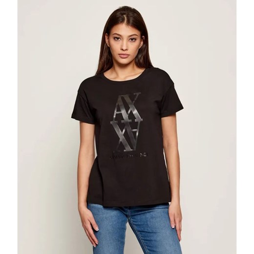Armani Exchange T-shirt | Relaxed fit ze sklepu Gomez Fashion Store w kategorii Bluzki damskie - zdjęcie 185061111