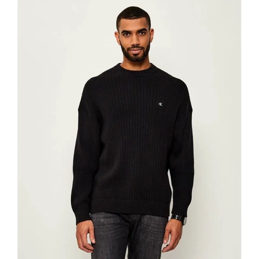 Calvin Klein Jeans Sweter | Oversize fit ze sklepu Gomez Fashion Store w kategorii Swetry męskie - zdjęcie 185061120