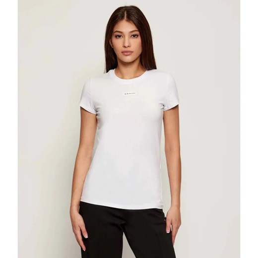 Armani Exchange T-shirt | Slim Fit ze sklepu Gomez Fashion Store w kategorii Bluzki damskie - zdjęcie 185061163