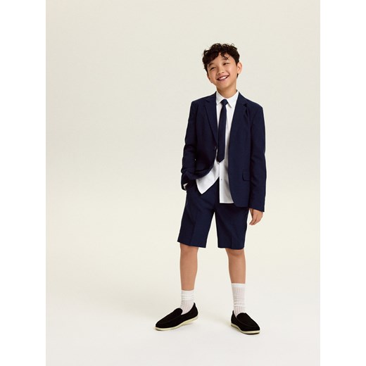 Reserved - Koszula z krawatem - biały ze sklepu Reserved w kategorii Koszule chłopięce - zdjęcie 185062304