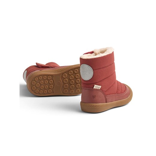 Wheat Botki zimowe w kolorze czerwonym 22 okazyjna cena Limango Polska