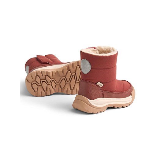 Wheat Botki zimowe w kolorze czerwonym 33 okazyjna cena Limango Polska