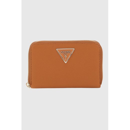 GUESS Brązowy portfel damski Laurel ze sklepu outfit.pl w kategorii Portfele damskie - zdjęcie 185063912