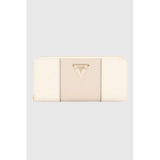GUESS Beżowy portfel damski Laurel ze sklepu outfit.pl w kategorii Portfele damskie - zdjęcie 185063934