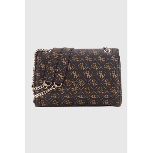 GUESS Brązowa damska kopertówka Noelle II ze sklepu outfit.pl w kategorii Kopertówki - zdjęcie 185064150