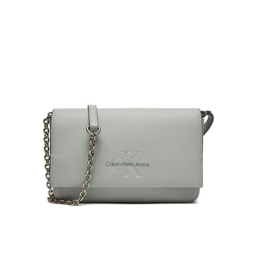 Torebka na telefon Calvin Klein Jeans K60K612375 Szary ze sklepu eobuwie.pl w kategorii Etui - zdjęcie 185064454