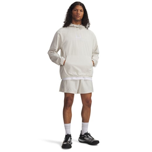 Męskie spodenki  Under Armour UA Essential Volley Short - białe ze sklepu Sportstylestory.com w kategorii Spodenki męskie - zdjęcie 185065741