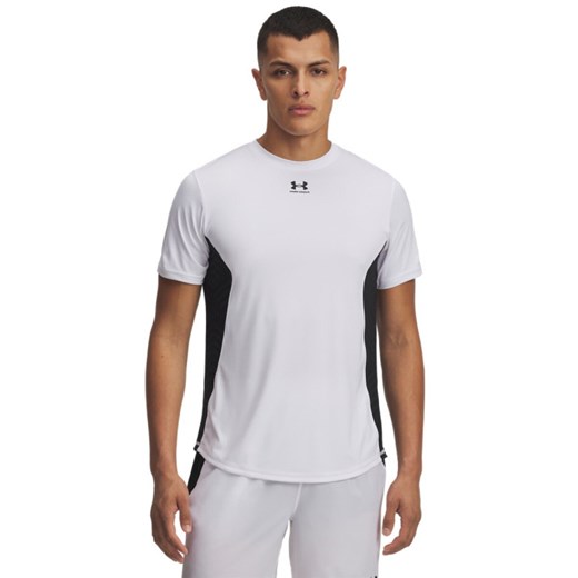 Męska koszulka piłkarska Under Armour UA M Challenger Pro SS - biała ze sklepu Sportstylestory.com w kategorii T-shirty męskie - zdjęcie 185065831