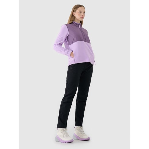 Damskie buty trekkingowe 4F SPEED HIKER 4FWMM00FOTSF035 - różowe ze sklepu Sportstylestory.com w kategorii Buty trekkingowe damskie - zdjęcie 185065903
