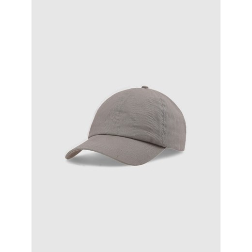 Czapka z daszkiem uniseks 4F 4FWMM00ACABU465 - szara ze sklepu Sportstylestory.com w kategorii Czapki z daszkiem damskie - zdjęcie 185065941