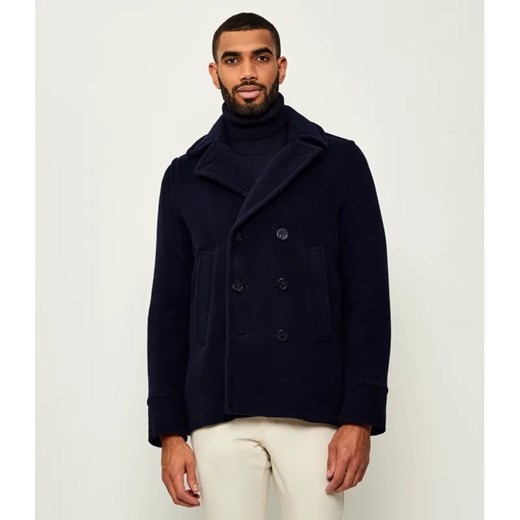 Paul&Shark Wełniany płaszcz | z dodatkiem kaszmiru ze sklepu Gomez Fashion Store w kategorii Płaszcze męskie - zdjęcie 185066703