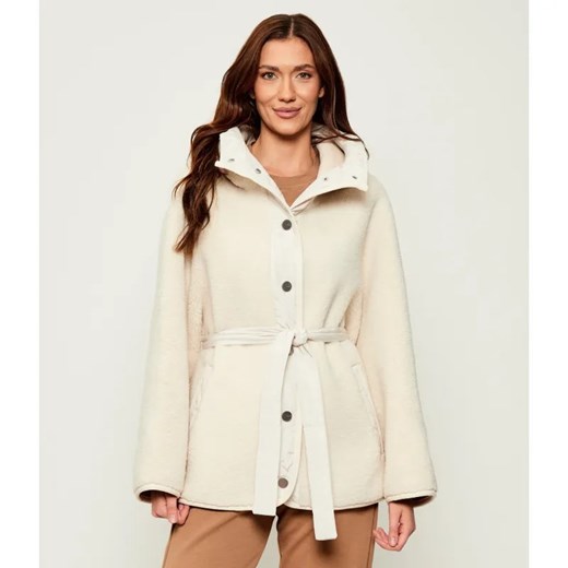 Pinko Kurtka CAPPERI CABAN | Regular Fit | shearling ze sklepu Gomez Fashion Store w kategorii Kurtki damskie - zdjęcie 185066744