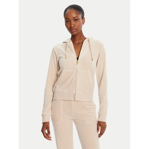 Juicy Couture Bluza Robertson JCAP176G Beżowy Slim Fit ze sklepu MODIVO w kategorii Bluzy damskie - zdjęcie 185066933