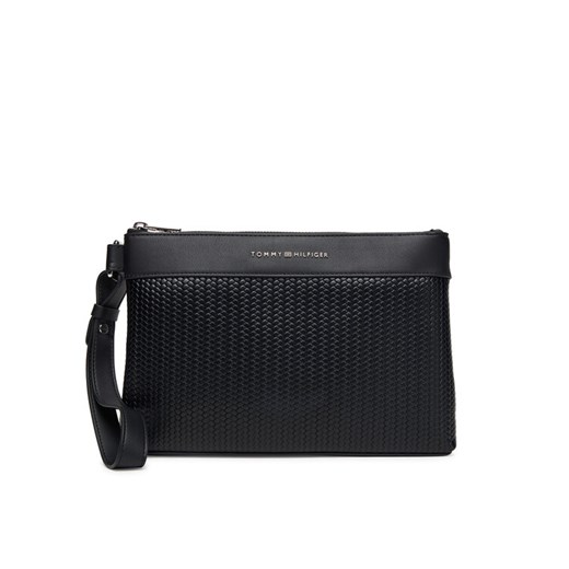 Tommy Hilfiger Saszetka Woven Pouch AM0AM13804 Czarny ze sklepu MODIVO w kategorii Torby męskie - zdjęcie 185066934