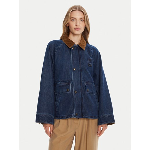 Polo Ralph Lauren Kurtka jeansowa 211971233001 Niebieski Oversize ze sklepu MODIVO w kategorii Kurtki damskie - zdjęcie 185067042