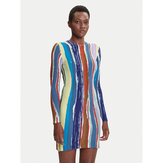 Desigual Sukienka codzienna Carla 25WWVF07 Kolorowy Slim Fit ze sklepu MODIVO w kategorii Sukienki - zdjęcie 185067052