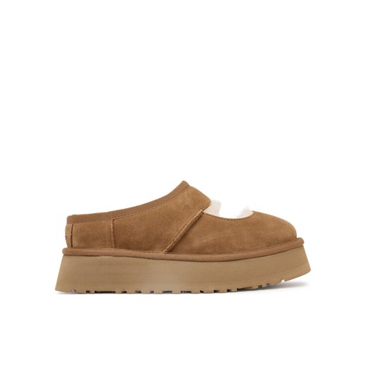 Ugg Kapcie W Bea Mary Jane 1167612 Brązowy ze sklepu MODIVO w kategorii Kapcie damskie - zdjęcie 185067103