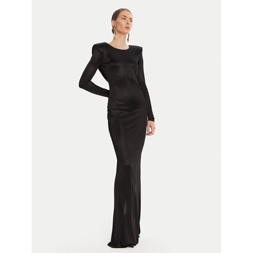 Elisabetta Franchi Sukienka wieczorowa AB-R10-56E2-V690 Czarny Regular Fit ze sklepu MODIVO w kategorii Sukienki - zdjęcie 185067132
