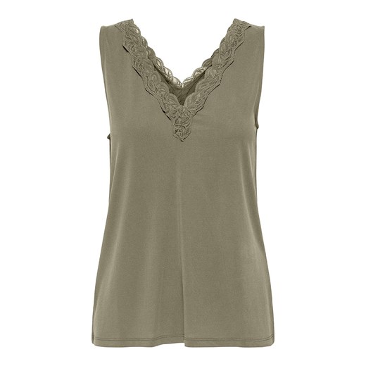 ONLY Top w kolorze khaki ze sklepu Limango Polska w kategorii Bluzki damskie - zdjęcie 185068982